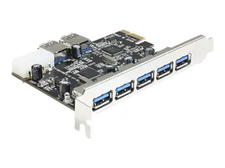 Produktfoto för Delock PCI Express Card > 5 x external + 2 x internal USB 3.0 - USB-adapter - PCIe 2.0 - USB 3.0 x 7