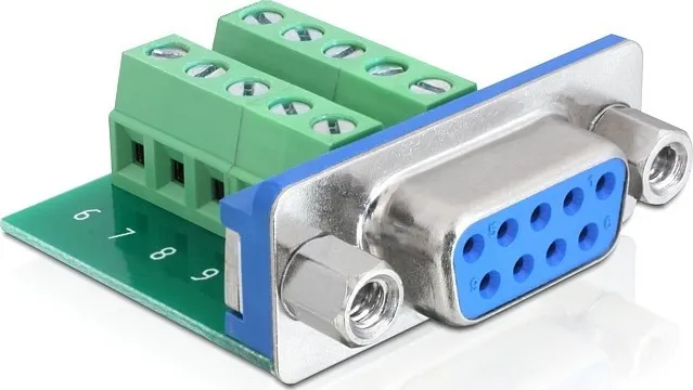 Alternativ bild 0 för DeLOCK - Serial Adapter - DB-9 to 10 pin Terminal Block