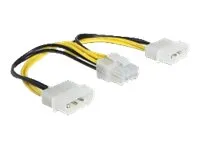 Alternativ bild 0 för Delock - Strömkabel - 8-stifts EPS12V (hona) till 4 pin intern effekt (hane) - 15 cm