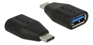 Produktfoto för DeLOCK - USB-adapter - USB-C (han) til USB Type A (hun) - USB 3.0 - sort