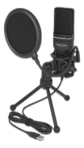 Alternativ bild 0 för DeLOCK USB Condenser Microphone Set