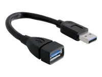 Alternativ bild 0 för Delock - Usb-förlängningskabel 0.15m Svart
