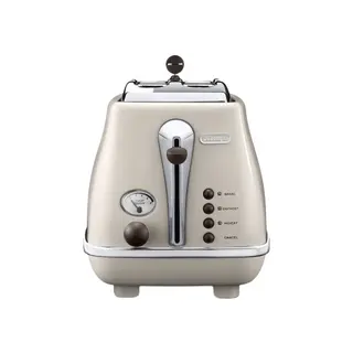 Produktfoto för DeLonghi Brödrost & Toaster Icona Vintage CTOV 2103.BG