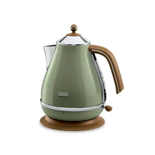 Produktfoto för DeLonghi Vattenkokare Icona Vintage KBOV 2001 - oliven - 2000 W