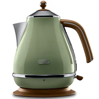 Produktfoto för DeLonghi Vattenkokare Icona Vintage KBOV 2001 - oliven - 2000 W
