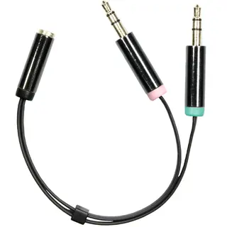 Produktfoto för Deltaco 3.5mm Ha - 3.5mm 4-pin Ho