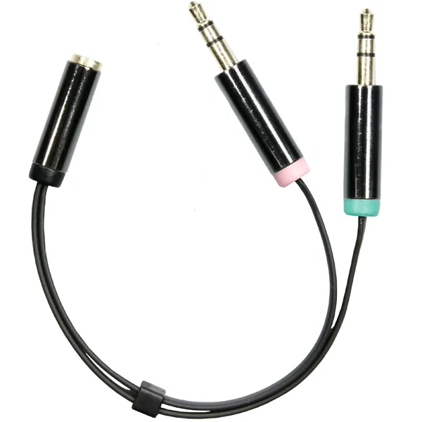 Bild 1 för Deltaco 3.5mm Ha - 3.5mm 4-pin Ho