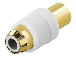 Produktfoto för Deltaco Adapter F-kontakt Hane