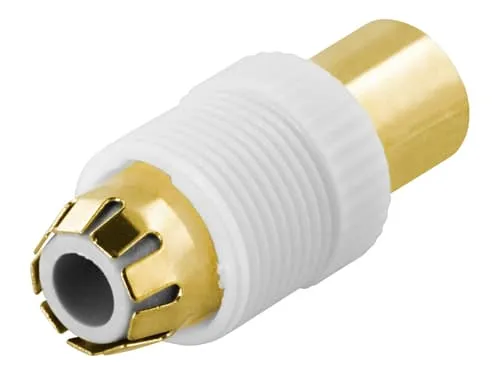 Alternativ bild 0 för Deltaco Adapter F-kontakt Hane