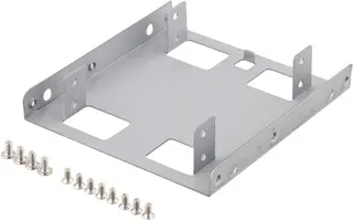 Produktfoto för DELTACO - Adapter för lagringsfack - 3.5 to 2 x 2.5