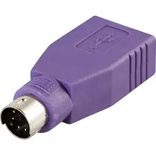 Produktfoto för Deltaco Adapter För Tangentbord/mus