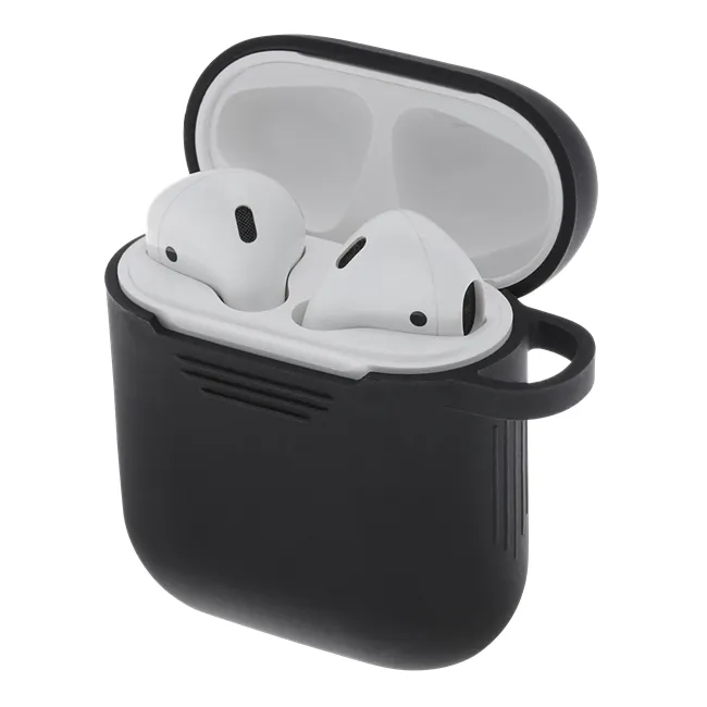 Alternativ bild 0 för Deltaco AirPods Silicon Case Black