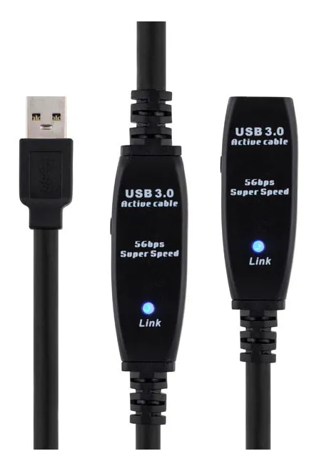 Bild 2 för Deltaco aktiv USB 3.0-förlängningskabel - 10m