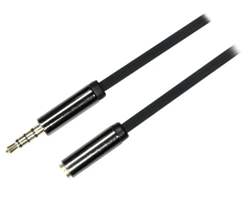Bild 2 för Deltaco Audio 3.5mm Female - 3.5mm Male 4-pin