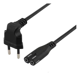 Produktfoto för Deltaco DEL-109BF - power cable - Europlug to power IEC 60320 C7 - 3 m