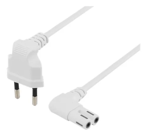 Alternativ bild 0 för DELTACO DEL-109BV - Strömkabel - Eurokontakt (hane) till power IEC 60320 C7 - 250 V - 2.5 A - 5 m - vit