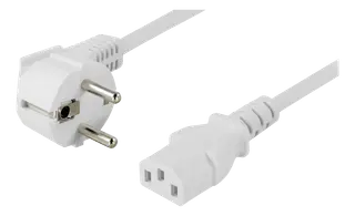 Produktfoto för Deltaco DEL-111AV - power cable - power CEE 7/7 to power IEC 60320 C13 - 10 m