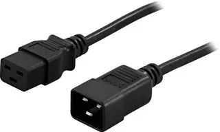 Produktfoto för Deltaco Del-112m-50 0.5m Ström Iec 60320 C19 Ström Iec 60320 C20