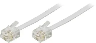 Produktfoto för Deltaco Del-163f 10m Rj-11 Rj-11