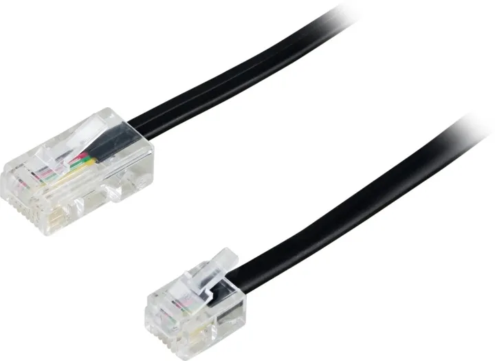 Alternativ bild 0 för Deltaco Del-1701s 1m Rj-45 Rj-11
