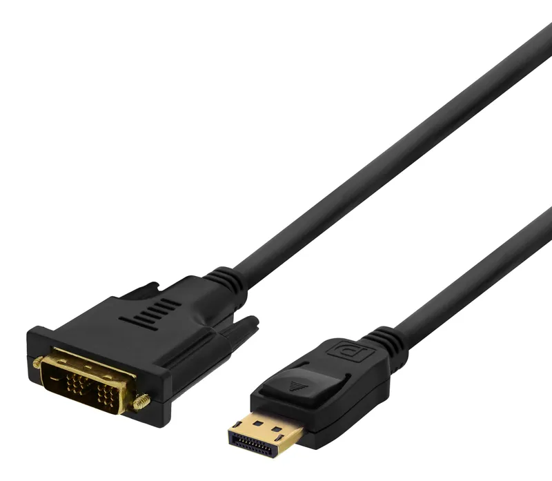 Bild 1 för Deltaco Dp-2020 2m Displayport Hane Dvi-d Hane
