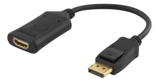 Produktfoto för Deltaco Dp-hdmi32 0.1m Hdmi Typ A (standard) Usb Type-a Svart