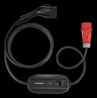 Produktfoto för Deltaco E-Charge cable Mode 2 3-phase CEE 16A - type 2 8-16A 6M