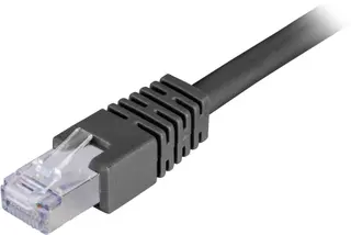 Produktfoto för DELTACO F/UTP Cat6 patchkabel 50m, svart