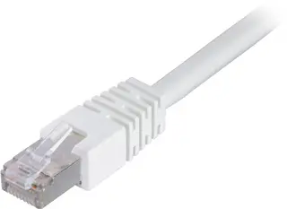 Produktfoto för Deltaco FTP Cat6 Nätverkskabel / 7m - Vit