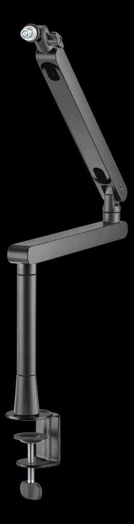 Alternativ bild 0 för Deltaco GAM-173 Low-Profile Streaming Microphone arm with riser height extension adapter Black