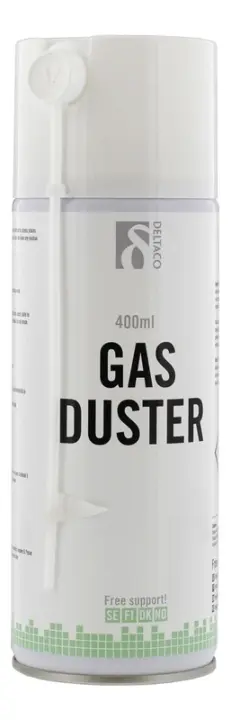 Produktfoto för Deltaco Gas Duster Tryckluft 400 ml