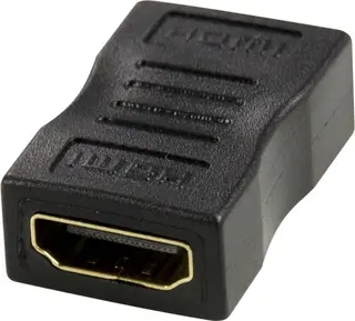 Produktfoto för DELTACO HDMI-adapter, hona till hona, svart