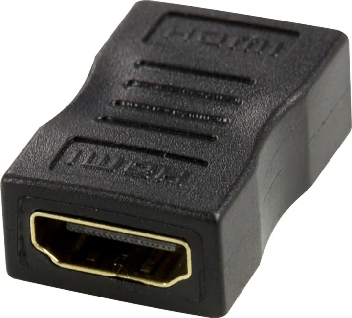 Alternativ bild 0 för DELTACO HDMI-adapter, hona till hona, svart