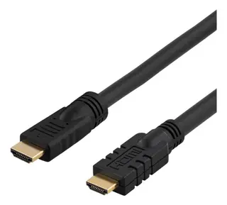Produktfoto för Deltaco HDMI-kabel, 15m, 4K, 3D, aktiv, svart