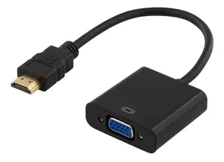 Produktfoto för DELTACO HDMI-VGA7 - Videotransformator - HDMI - VGA - sortering