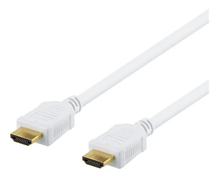 Alternativ bild 0 för DELTACO High-Speed HDMI-kabel, 10m, Ethernet, 4K UHD, vit