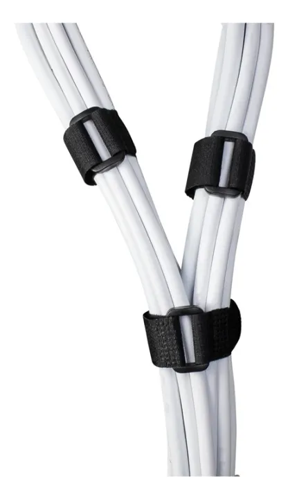 Alternativ bild 0 för Deltaco Hook and loop fastener cable 10pack