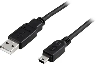 Produktfoto för DELTACO Kabel USB - Mini USB 2m