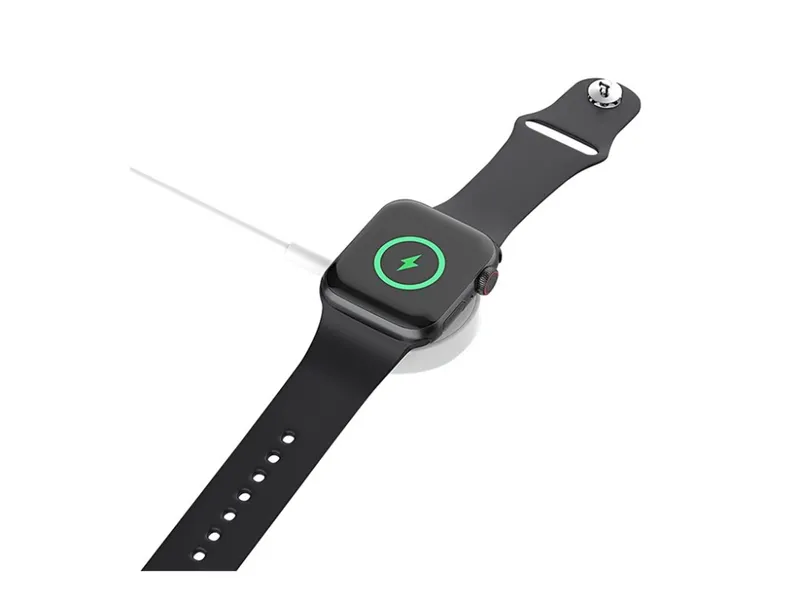 Alternativ bild 0 för Deltaco laddare för Apple Watch, USB-A, 1 m