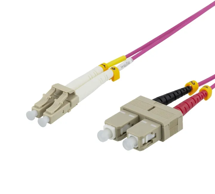 Alternativ bild 0 för Deltaco Lcsc-711 1.5m Lc Sc Om4