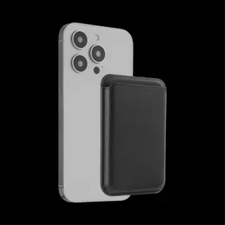 Produktfoto för Deltaco Magnetisk korthållare för MagSafe mobiler - Svart