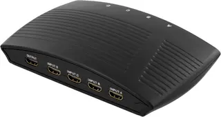 Produktfoto för DELTACO Manuell HDMI-switch, 4 ingångar till en utgång, Full HD i 60Hz