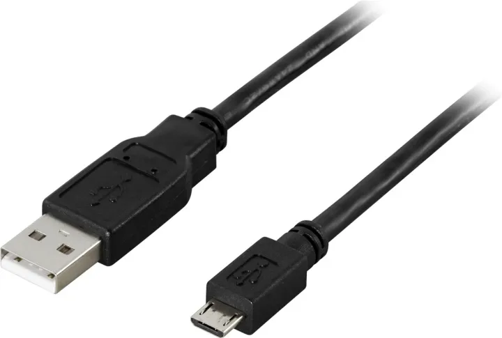 Alternativ bild 0 för DELTACO Micro USB kabel 3 m Svart