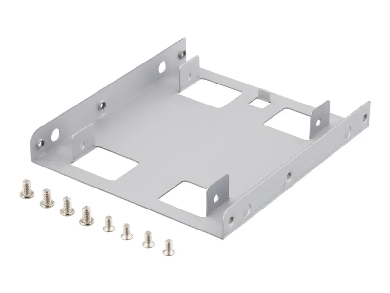 Alternativ bild 0 för Deltaco monteringsram, 2,5" HDD till 3,5", silver
