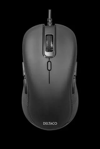 Produktfoto för Deltaco MS-810 - Black - Mouse - 6 knappar - Svart