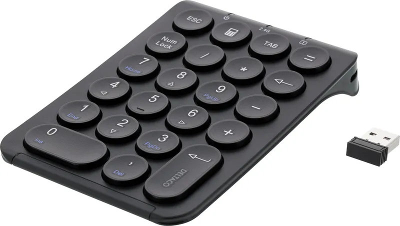 Alternativ bild 0 för DELTACO Numeriskt Tangentbord TB-125 WL