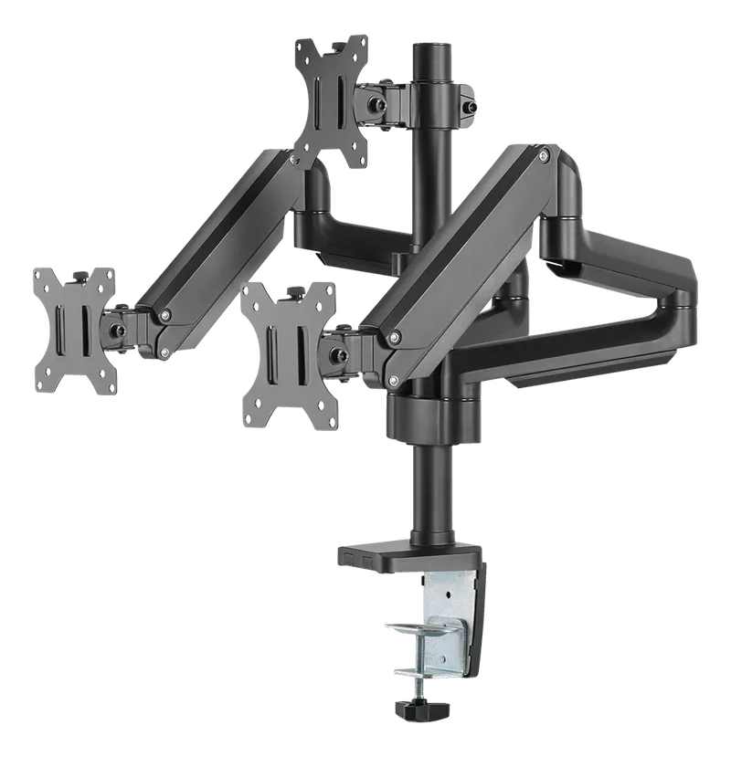 Bild 1 för Deltaco Office triple hydraulisk monitor-arm 17"-27"