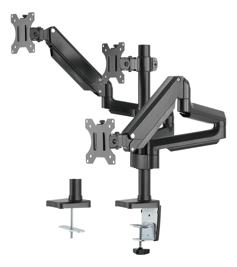 Bild 2 för Deltaco Office triple hydraulisk monitor-arm 17"-27"