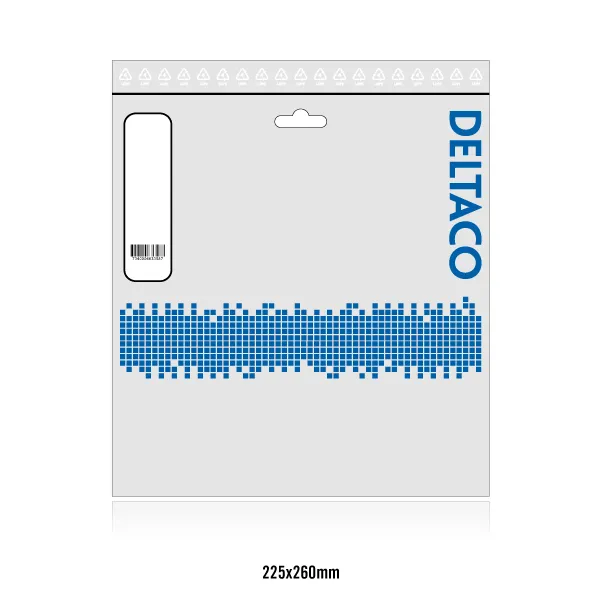 Bild 2 för DELTACO - Patch-kabel - RJ-45 (hane) till RJ-45 (hane) - 2 m - U/FTP - CAT 6a - halogenfri, formpressad - blå