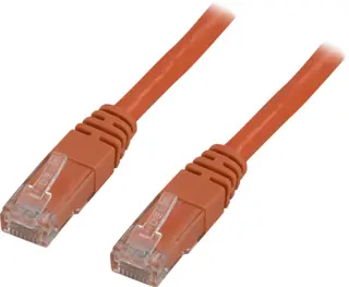 Produktfoto för Deltaco Patch-kabel Rj-45 Rj-45 Cat 6 5m Orange